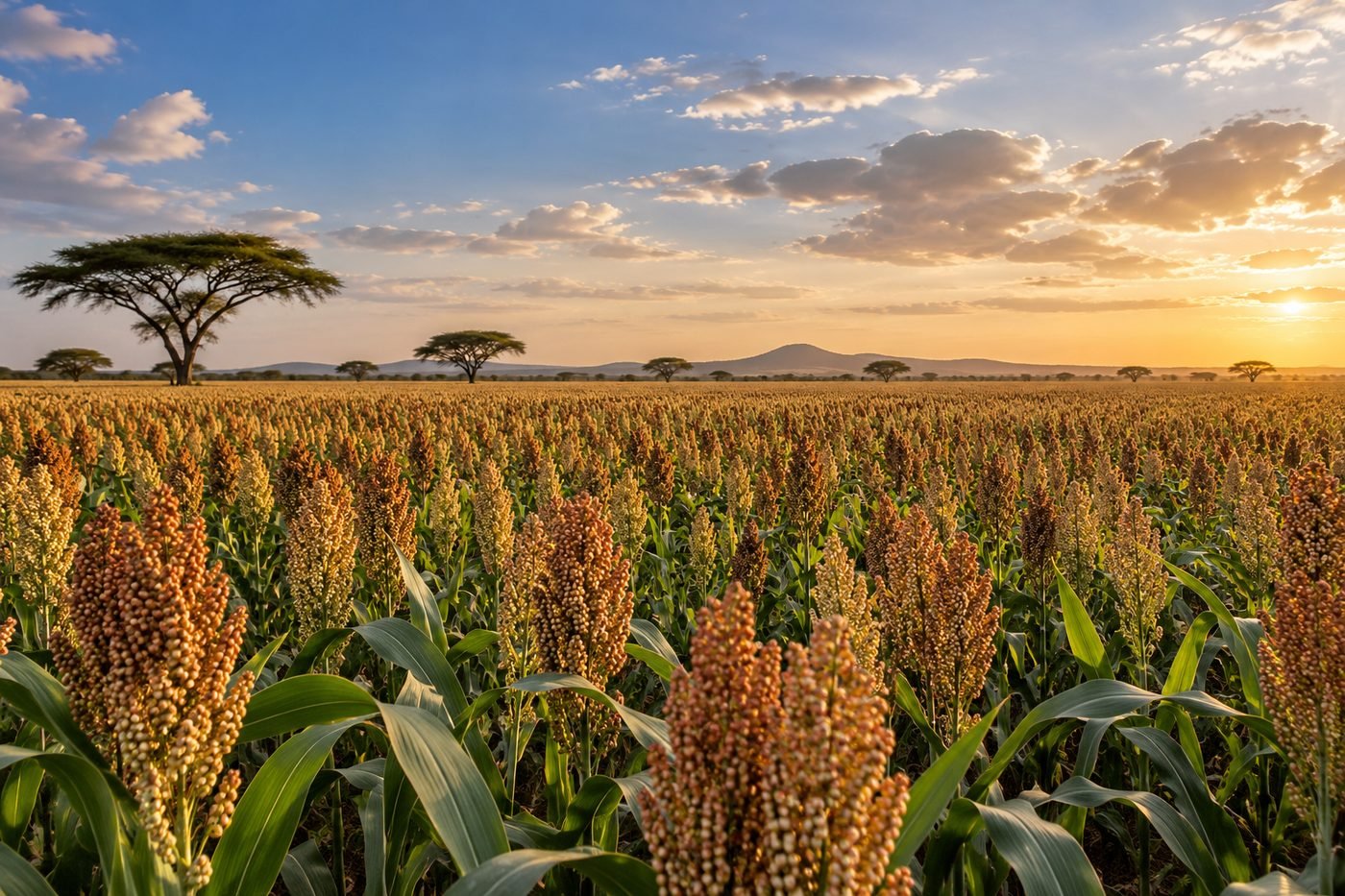 Sorghum in the field: stand, feeding and bird control